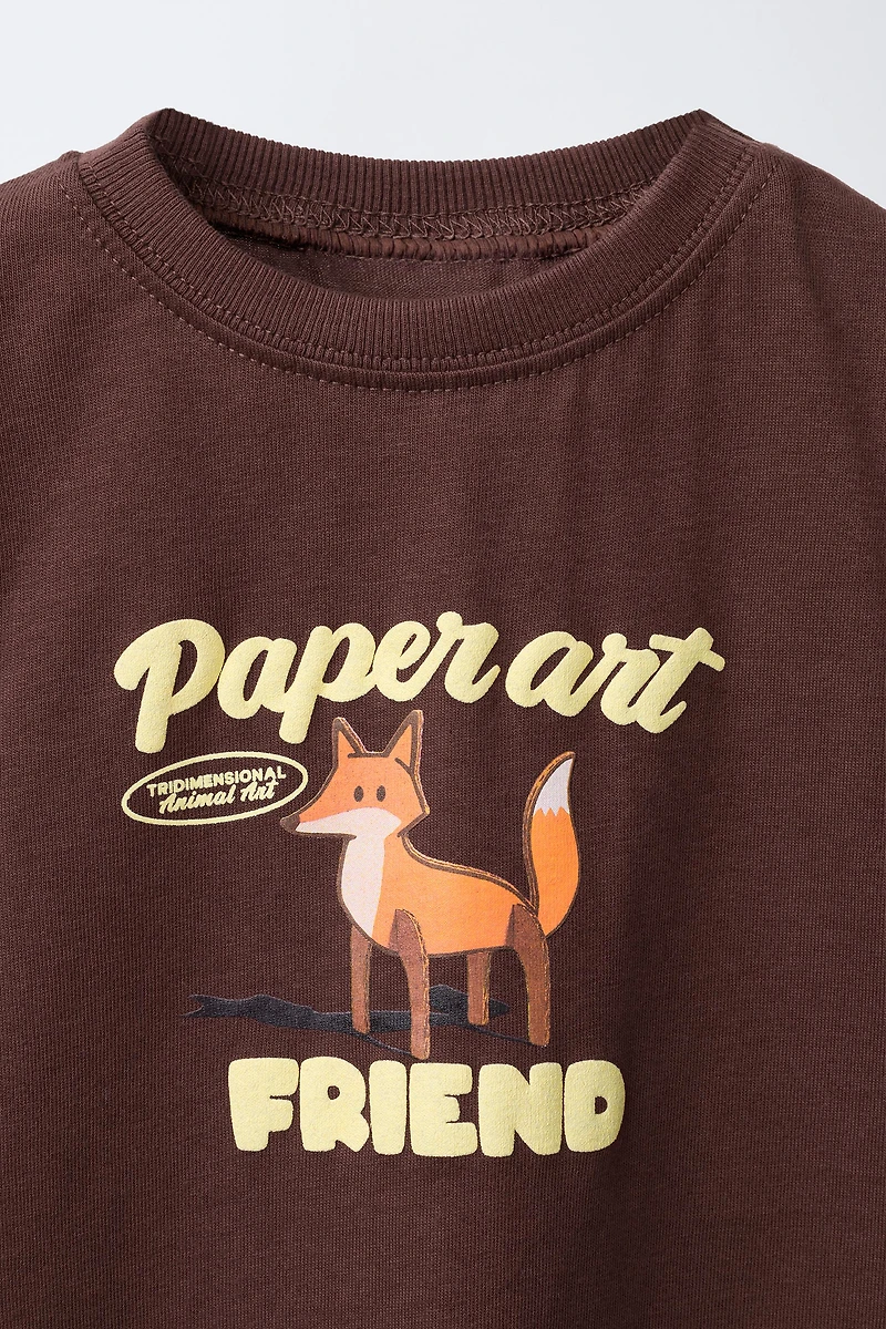 RAISED PRINT T-SHIRT