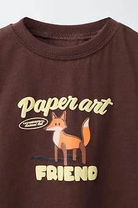 RAISED PRINT T-SHIRT
