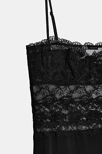 COMBINATION LACE DRESS