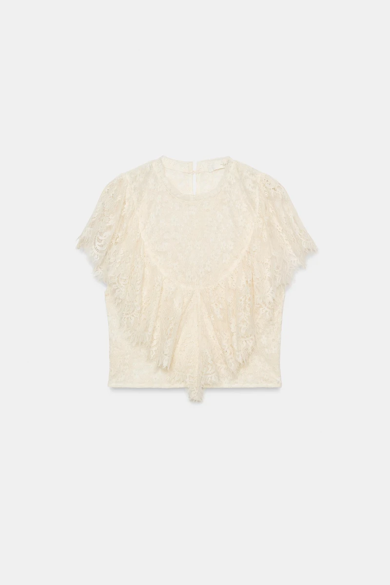 COMBINATION RUFFLE TOP