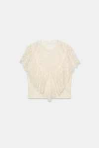 COMBINATION RUFFLE TOP