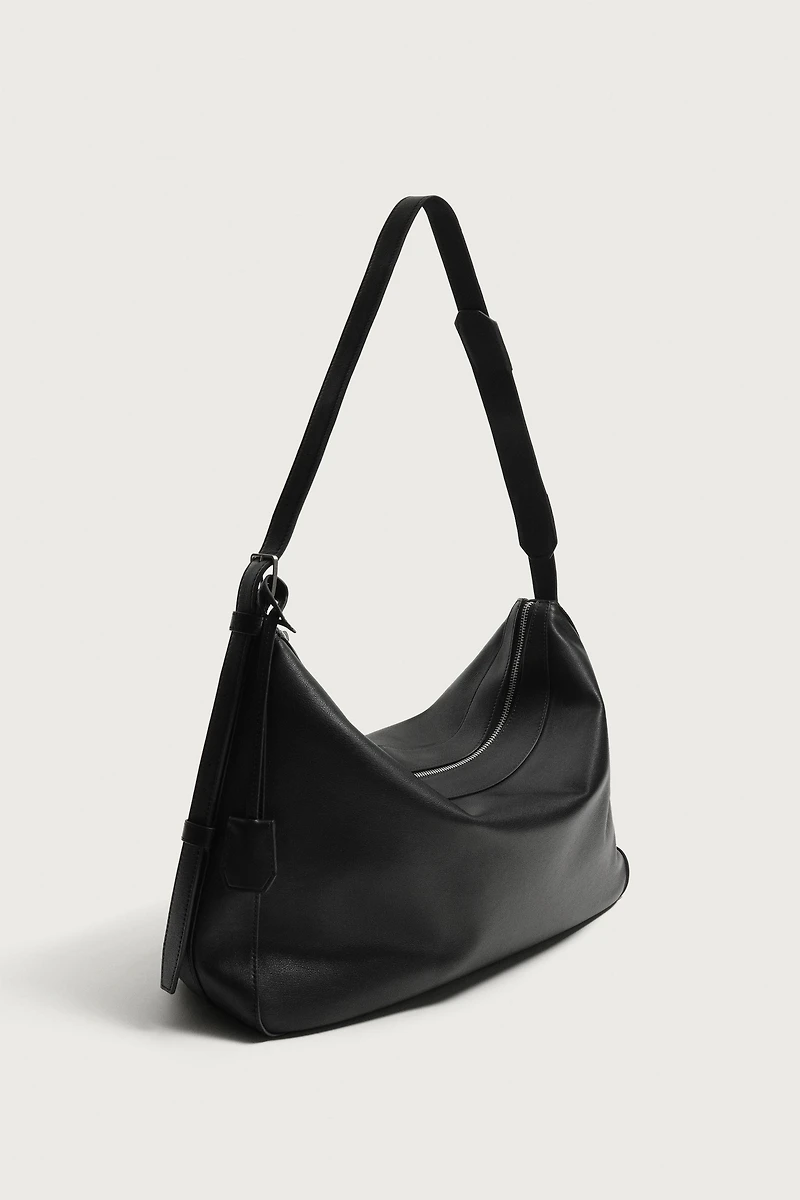 LEATHER SHOULDER BAG