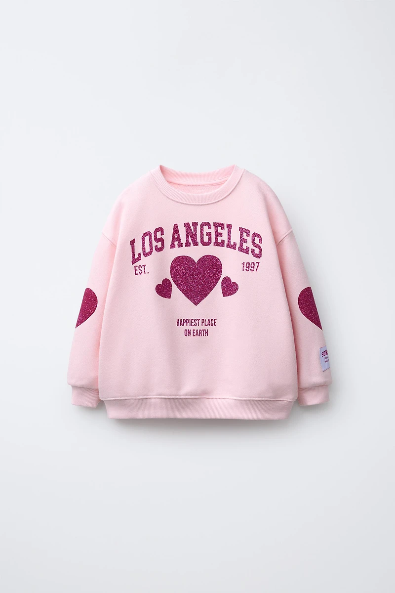 CITY GLITTER SWEATSHIRT