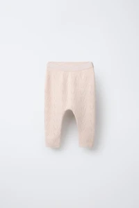 COTTON WOOL KNIT PANTS