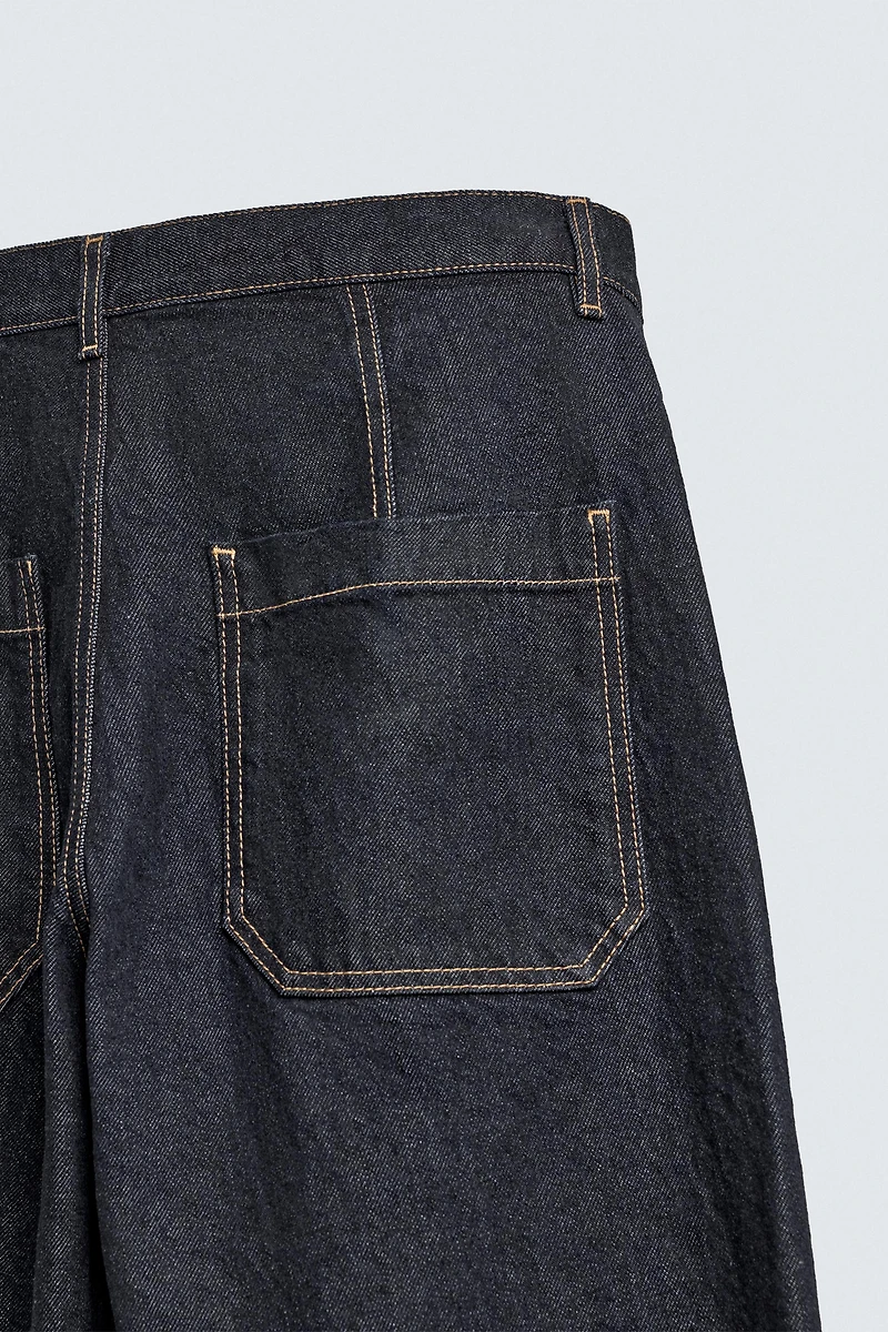 TWISTED SEAM BAGGY FIT JEANS