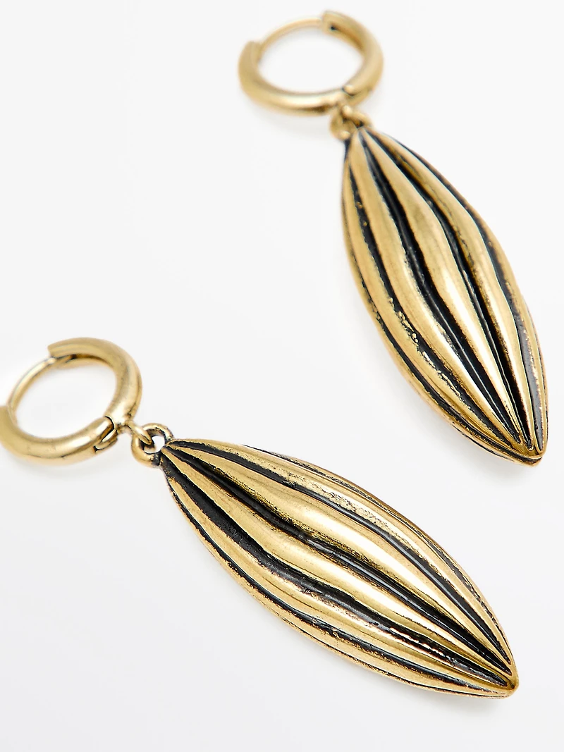 Boucles d’oreilles cacao