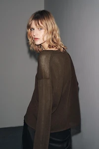 PULL RUSTIQUE EN MAILLE