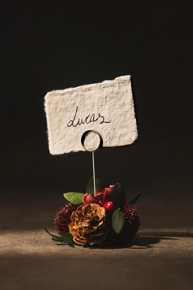 MARQUES-PLACES BOUQUET DE NOËL (LOT DE 4)