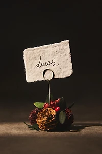 MARQUES-PLACES BOUQUET DE NOËL (LOT DE 4)