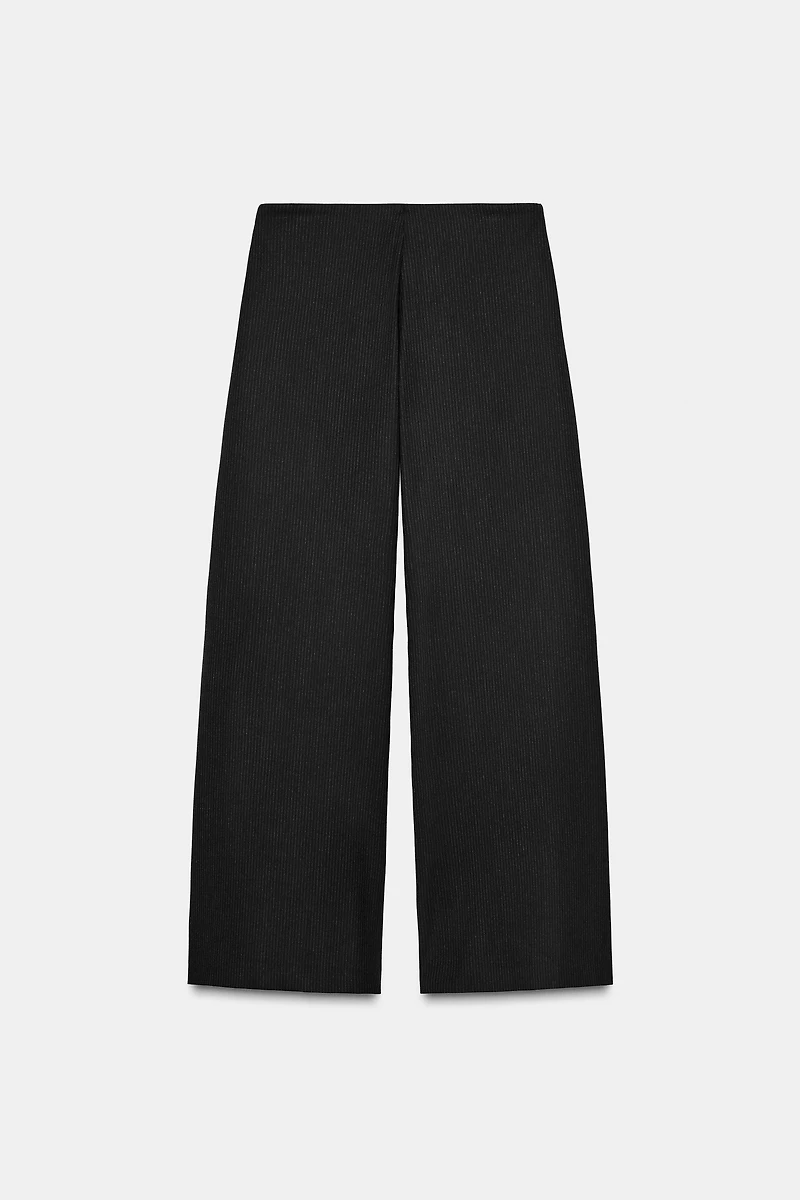 PINSTRIPE PLEATED PANTS ZW COLLECTION