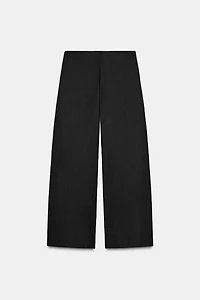 PINSTRIPE PLEATED PANTS ZW COLLECTION