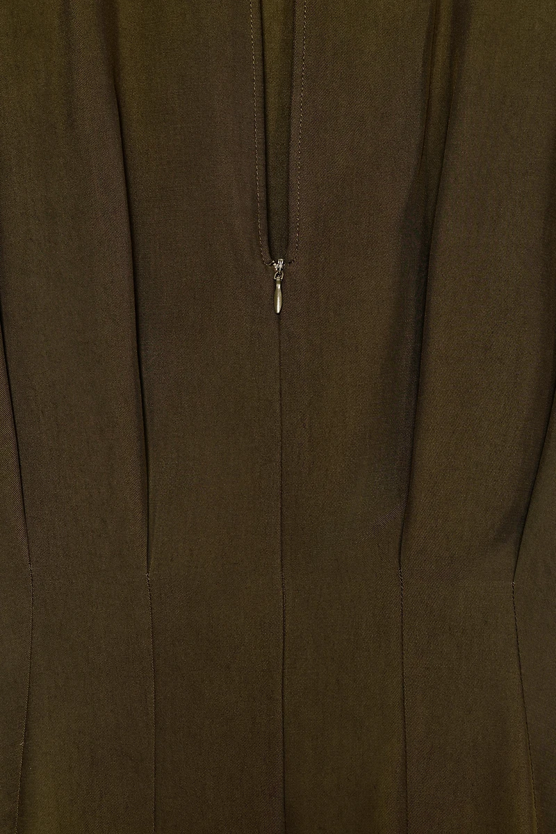 ZW COLLECTION TIED MIDI DRESS
