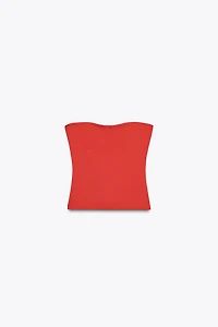 POLYAMIDE BANDEAU TOP