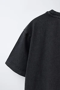 BASIC WASHED EFFECT T-SHIRT
