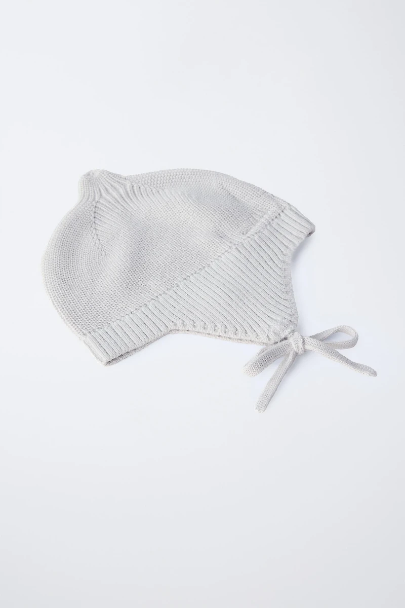 PEARL KNIT BONNET