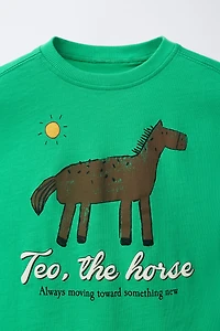 HORSE PRINT T-SHIRT