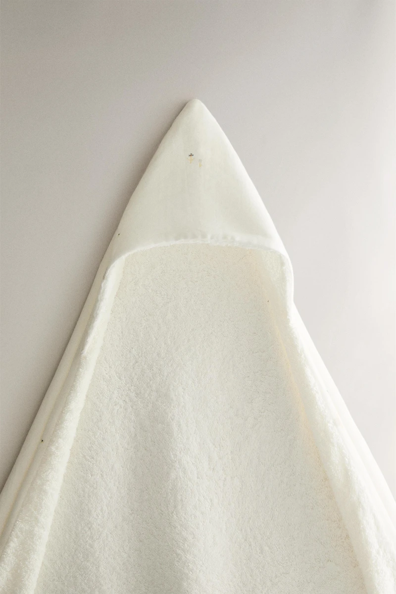 BUNNY CHIFFON HOODED BABY TOWEL