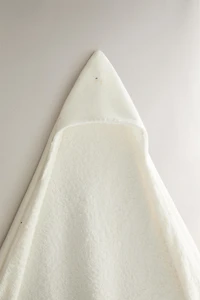 BUNNY CHIFFON HOODED BABY TOWEL