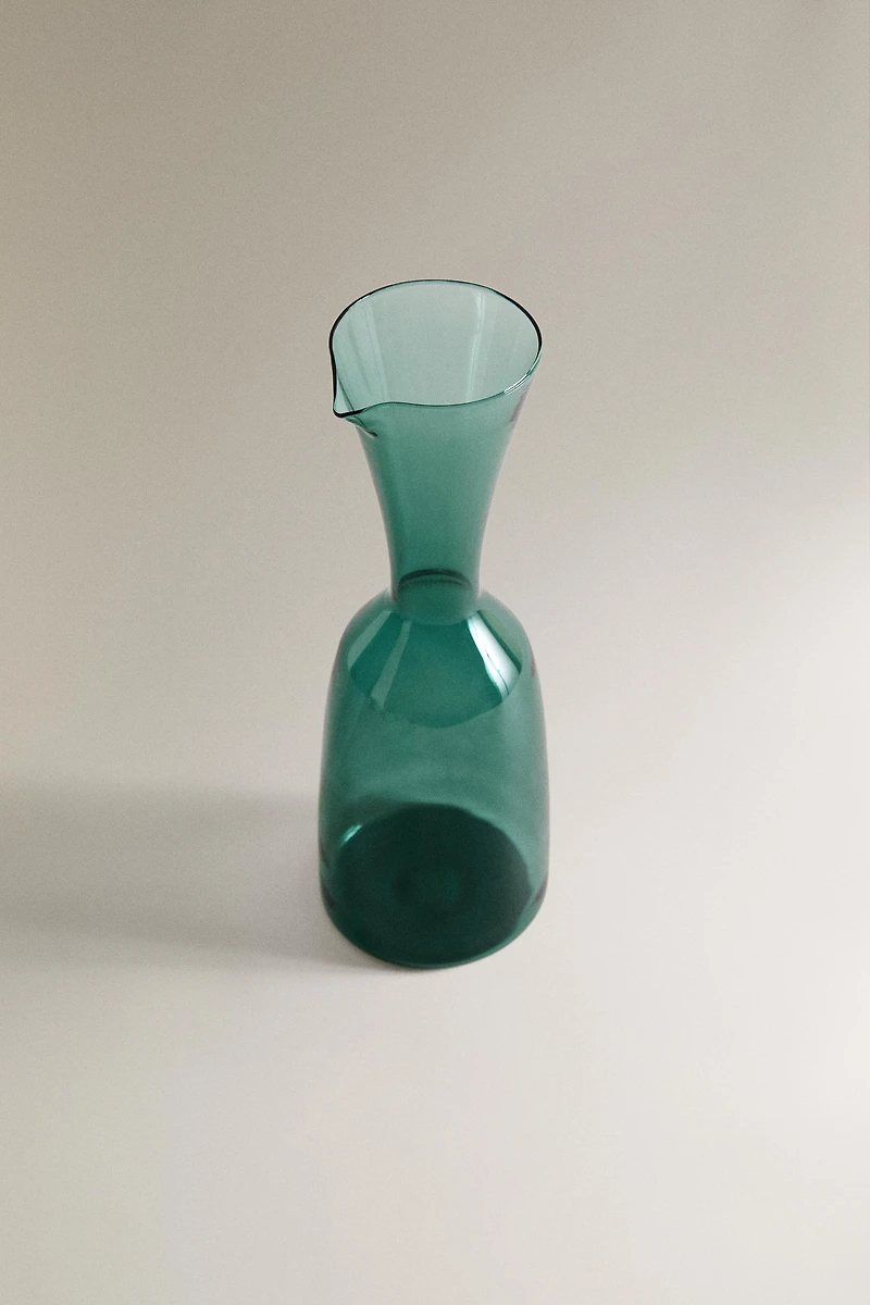 COLORED BOROSILICATE GLASS PITCHER X COLLAGERIE