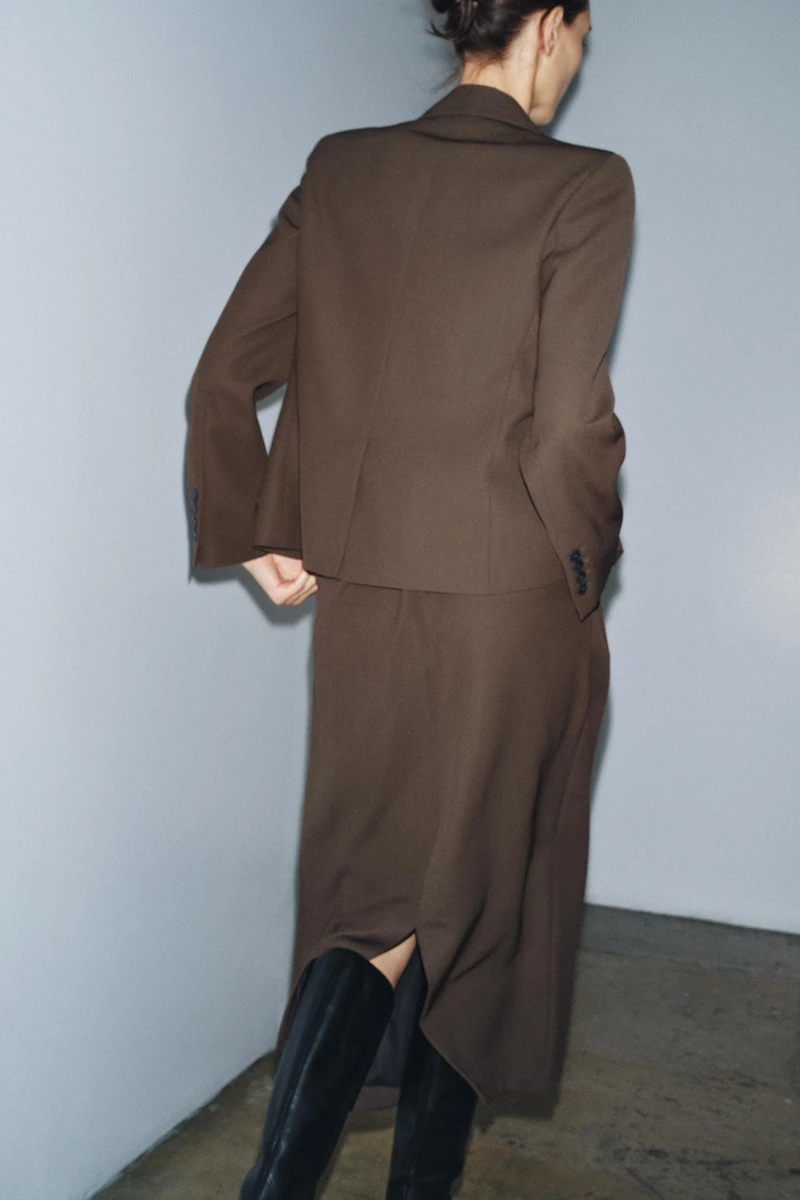 WOOL BLEND BLAZER ZW COLLECTION