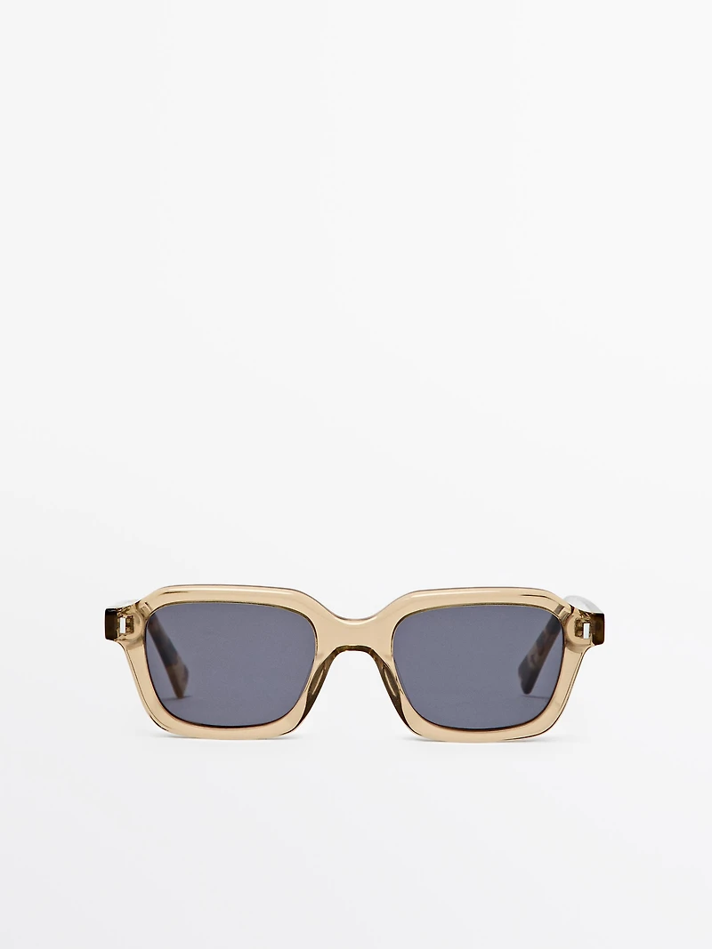 Lunettes de soleil rectangulaires