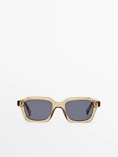 Lunettes de soleil rectangulaires