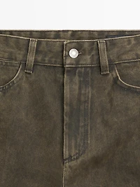 Mid-rise balloon fit jeans