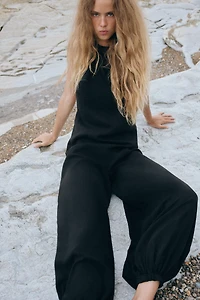 FLOWY LONG JUMPSUIT
