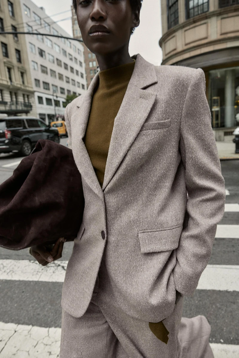RUSTIC TEXTURED BLAZER