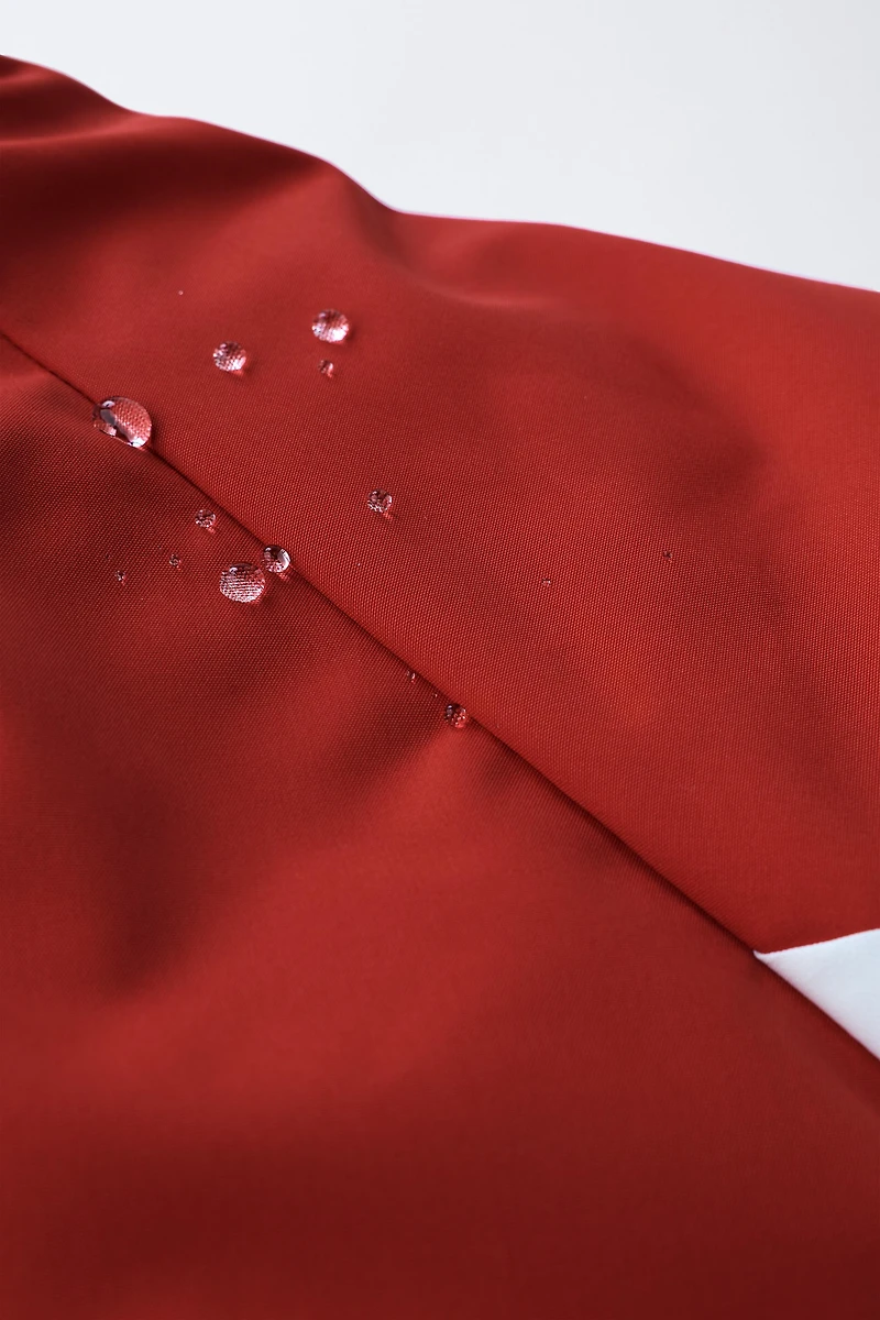 COMBINAISON LONGUE RÉSISTANTE À L'EAU ET COUPE-VENT COULEUR BLOCK