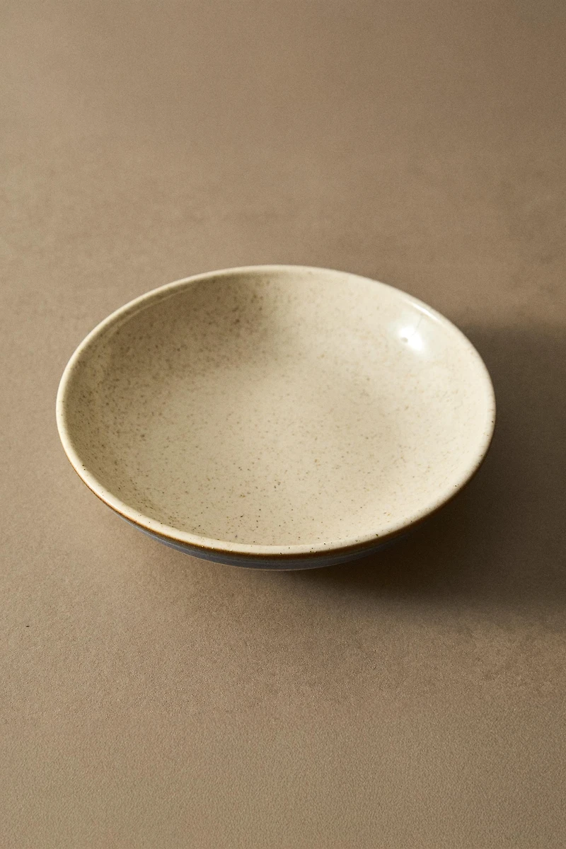 ASSIETTE CREUSE GRÈS