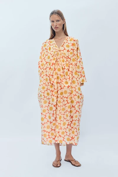 LIMITED EDITION FLORAL KAFTAN DRESS