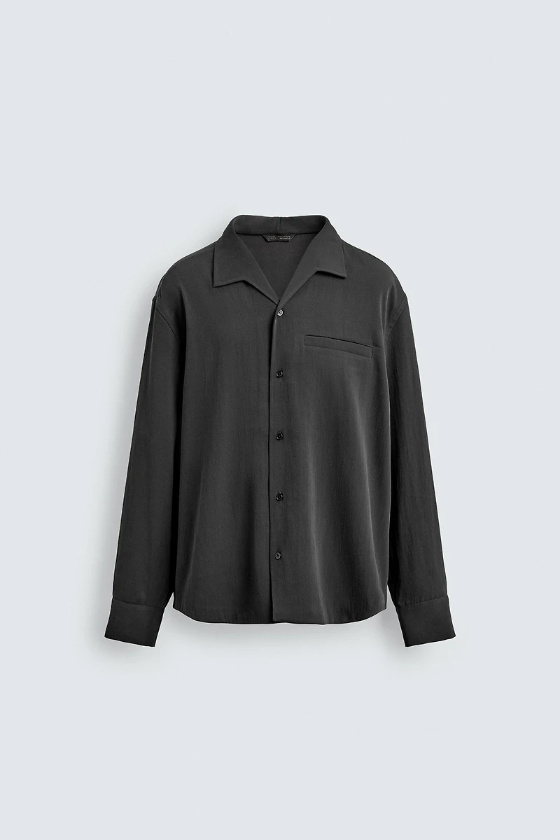WASHED FLOWY SHIRT
