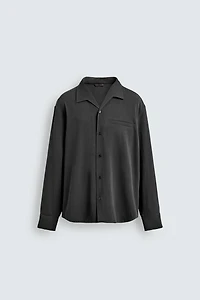 WASHED FLOWY SHIRT