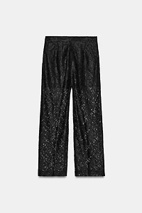 LACE STRAIGHT LEG PANTS