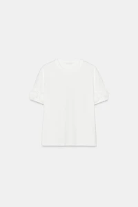 VOLUMINOUS FLORAL T-SHIRT