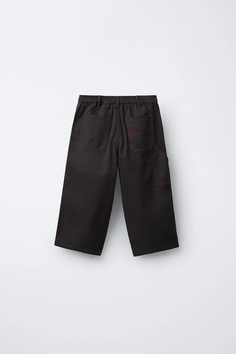 LEAF PATCH PANTS