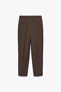 PANTS WITH SLIT HEMS