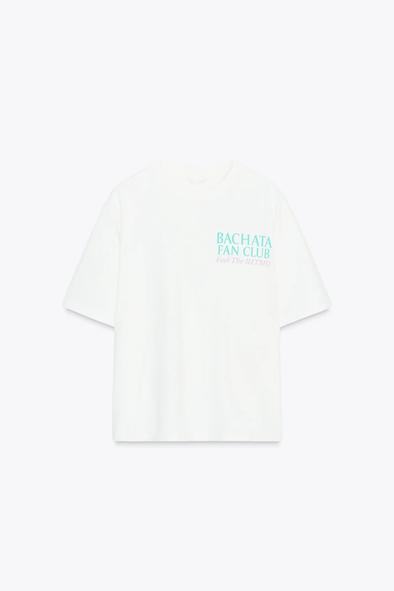 T-SHIRT IMPRIMÉ INSCRIPTION