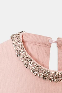 JEWEL BEAD KNIT TOP