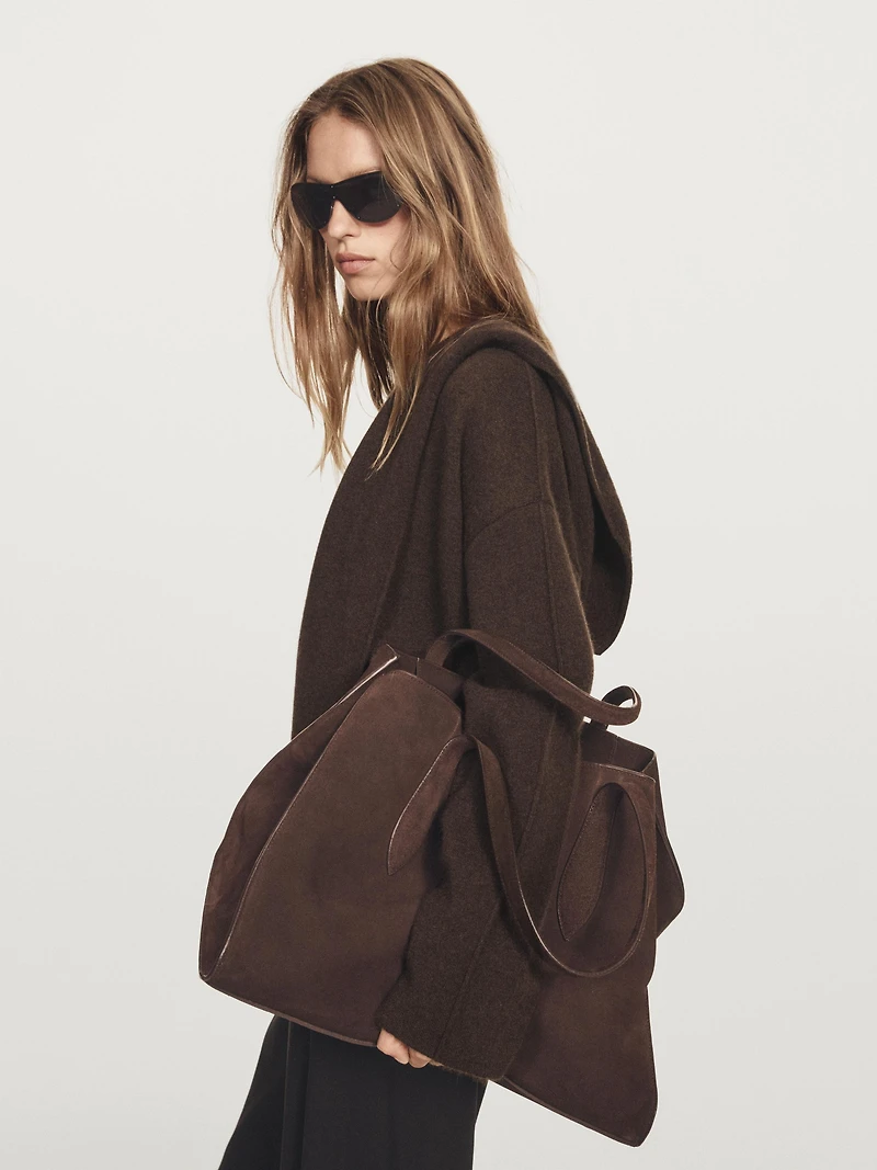 Cashmere blend cape cardigan
