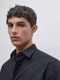 Regular fit stretch shirt