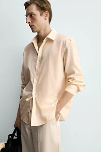 CHEMISE SEMI-TRANSPARENTE COUPE DÉCONTRACTÉE