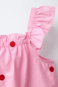 EMBROIDERED TOP