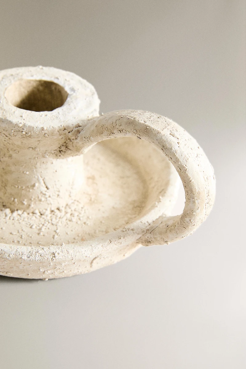 CLAY CANDLESTICK