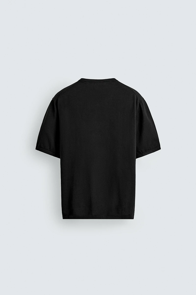 KNIT HENLEY SHIRT