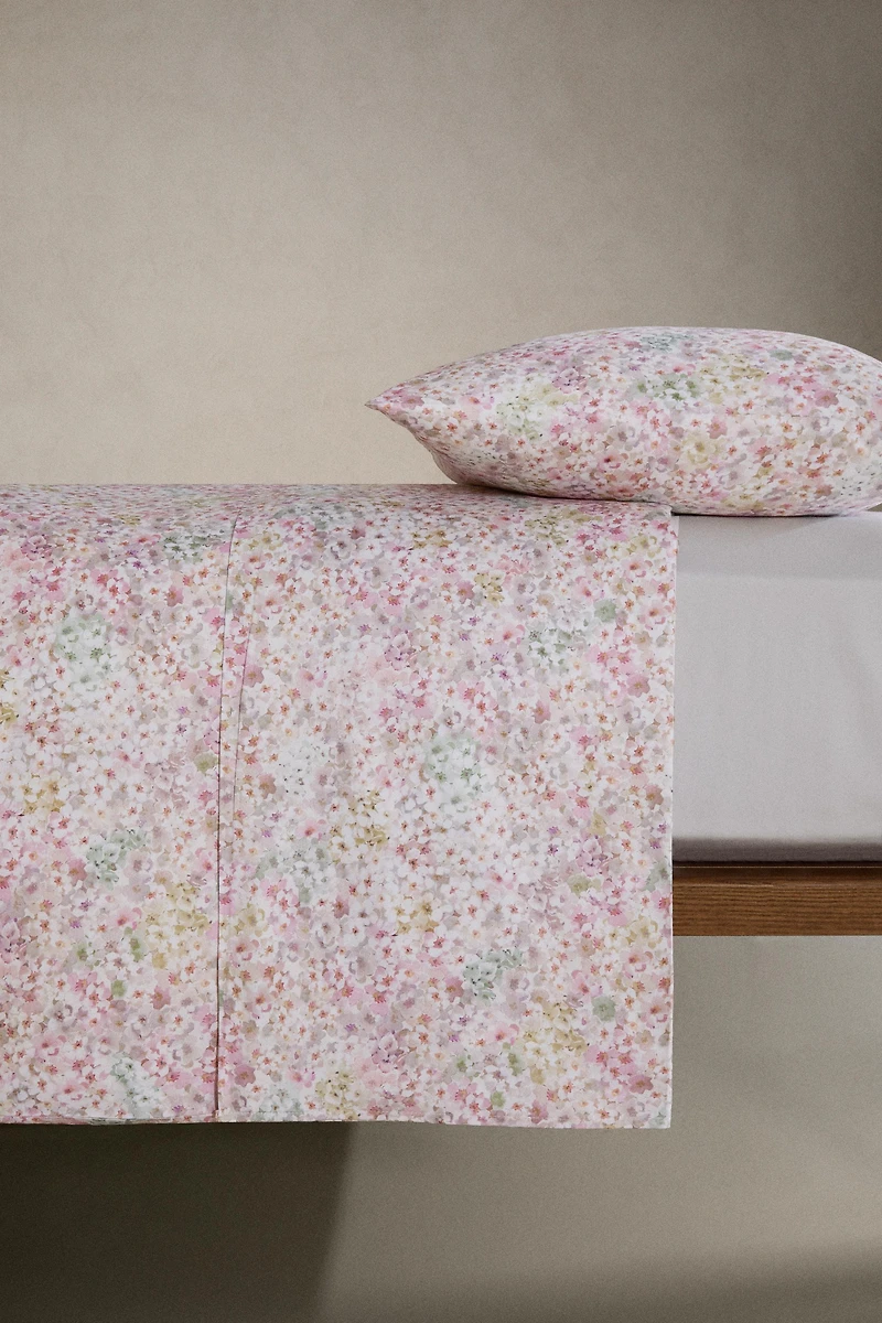 HOUSSE DE COUETTE IMPRIMÉ FLORAL