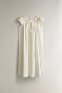 COTTON LACE NIGHTGOWN