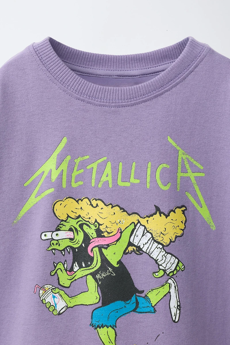 T-SHIRT IMPRIMÉ METALLICA ©