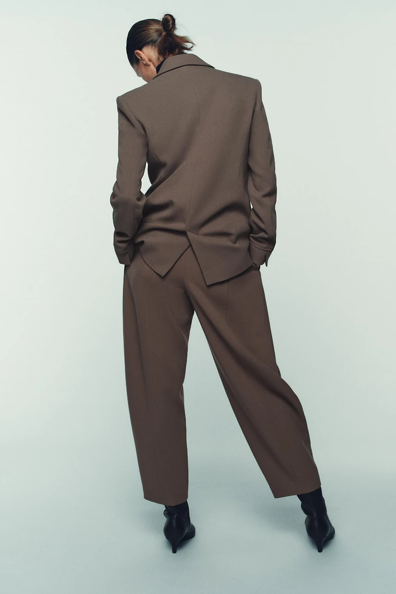 PANTALON CAROTTE À FERMETURE ÉCLAIR